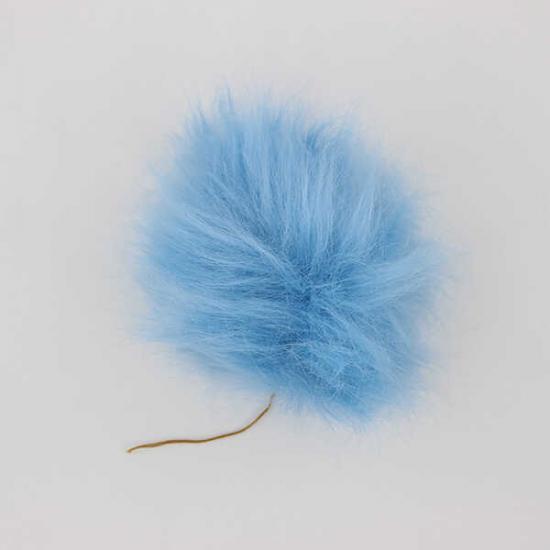 Şapka-Bere Ponponu No:6-Mavi
