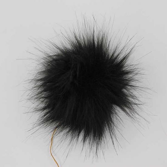 Şapka-Bere Ponponu No:18-Siyah